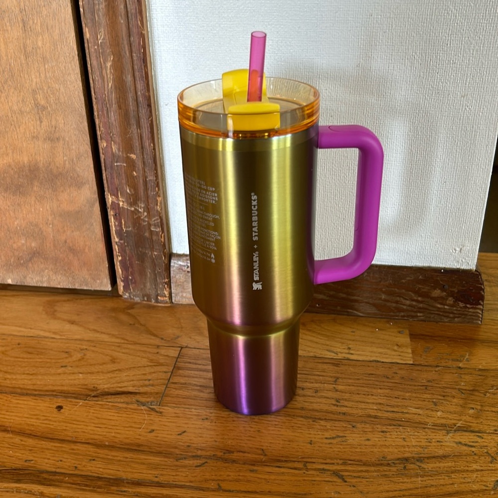 Limited edition Stanley + Starbucks 40 FL OZ tumbler, vacuum cold-to-go cup